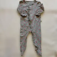 GAP ベビーギャップ　リンゴ柄　ロンパース 長袖　足付き　カバーオール