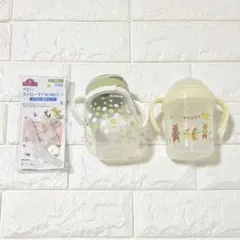 Combi　ストローマグ　TOPVALU　ベビーマグセット　子どもコップ