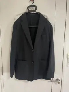 【美品】UNIQLO 感動ジャケット　XL ブラック　セットアップ