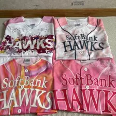 ソフトバンクホークス 鷹ガールデー　ユニフォーム 4点セット