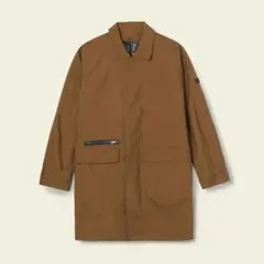 AIGLE ステンカラーコート ブラウン 中綿ライナー付 防水 防風 メンズのサムネイル