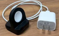 アップルウォッチ　充電 クレードル ドック シリコンとケーブル（約1ｍ）と充電器