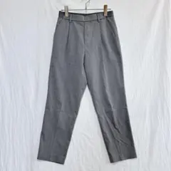 ユニクロ♦︎EZYタックアンクルパンツ S グレー ウエストゴム ストレッチ