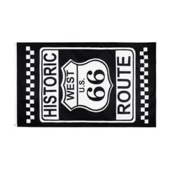 ルート66 旗 フラッグ flag150cm x 90cm新品【新品、未使用】