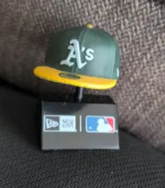 ニューエラ 59FIFTY ミニチュア フィギュア オークランド・アスレチックス