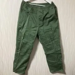 【美品 】ユニクロ リラックスコットンアンクルパンツ 無印 MUJI