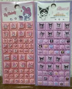 【海外正規品】タイルシール/キティ クロミ/2点セット