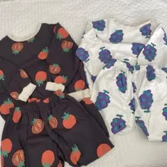 食べ物柄　セットアップ　リンクコーデ