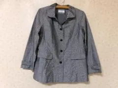 96311 里麻　ジャケット　グレー 11