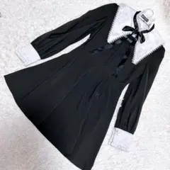 【美品】ダーク・イン・ラブ（M）半袖 ミニワンピース シスターワンピース