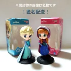 Qposket ミニチュアコレクション2 エルサ アナ ２点セット ガチャガチャ