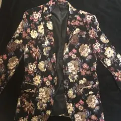 CEEN メンズ 花柄スーツ 上下セットアップ L