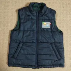 リバーシブル ダウンベスト