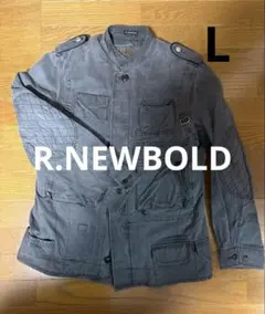 【R.NEWBOLD】90sアールニューボールドアウタージャケットボアLグレー