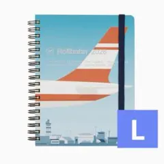 ロルバーン 2026 スケジュール ダイアリー 手帳 飛行機 空港 プレーン L