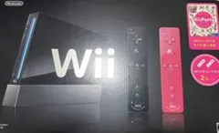 任天堂wii 黒 本体 セット リモコン2本