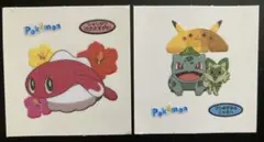 【２枚セット】ポケモンパン　デコキャラシール　シャリタツ　フシギダネ　ニャオハ