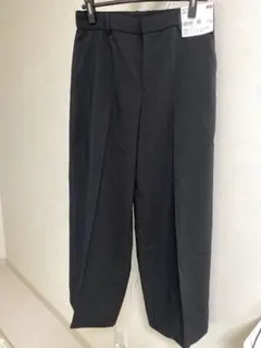 UNIQLO 感動ワイドパンツ L ブラック