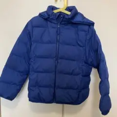 ユニクロ　アウター　青　130