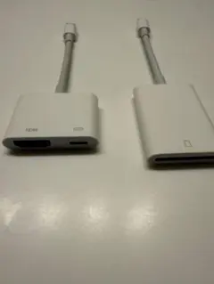 【Apple純正】 SDカードリーダー とAVアダプタ