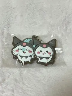 【新品未開封】ちいかわ×サンリオ　なかよしラバーマスコット　モモンガ　クロミ