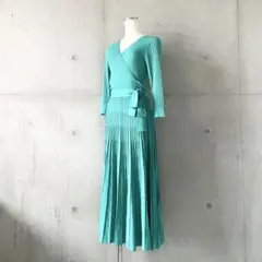 ダイアグラムGRACEDCONTINENTALカシュクールニットリブワンピース