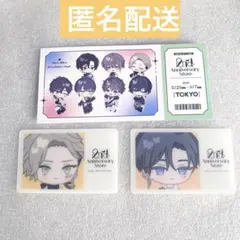 ブレイクマイケース 2周年 新開戦 クリア色紙 イラストカード 缶バッジ