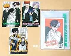 ウィンブレ展 PVCホルダー付きフォト風カード16枚 入場特典ステッカー ×3枚