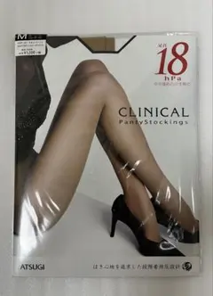 アツギ　クリニカル　18hpa ストッキング　スキニーベージュ　着圧