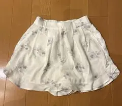 花柄ショートパンツ キュロット風