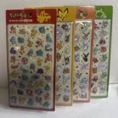韓国公式　ポケモン　ボンボンドロップシール　 4枚セット　Pokémon