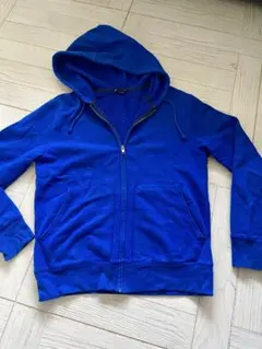 Gap青 フルジップ フリースパーカー