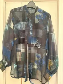 HARE フォトコラージュシアーシャツ
