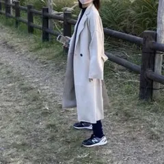 ZARA スエード　トレンチコート