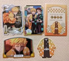 鬼滅の刃　ダイカットステッカーセット3　我妻　善逸