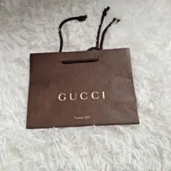 GUCCI ブラウン ショップ袋 中型