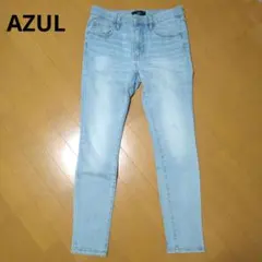 アズールバイマウジー スキニーデニムパンツMサイズ ライトブルー