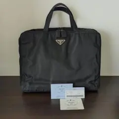 PRADA プラダ テスート ビジネスバッグ ブラック ナイロンバッグ