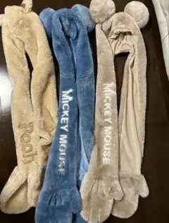 ディズニーキャラクター　マフラーキャップ