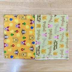 Disney 곰돌이 푸 生地 2枚セット 平成 레트로