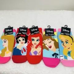 ディズニー　キャラックス　靴下　23〜25cm 5足セット