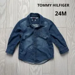 トミーヒルフィガー デニムシャツ　24M 90 男の子