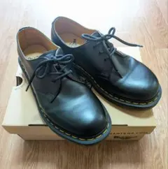 Dr. Martens ブラック3ホールシューズ UK6(25cm)
