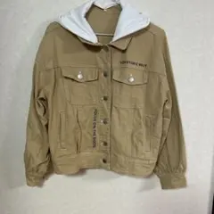 LOVETOXIC ラブトキ フード付きベージュジャケット 140cm