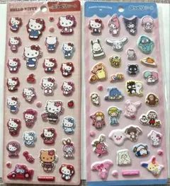 サンリオ ぷっくりシール サンリオキャラクターズ ハローキティ 匿名配送　セット
