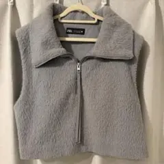 ZARA ジップアップベスト