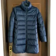 UNIQLO ネイビー ロングダウンジャケット