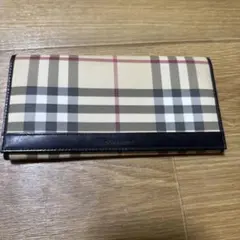 バーバリーロンドン　 二つ折り財布 ノバチェック BURBERRY 長財布のサムネイル