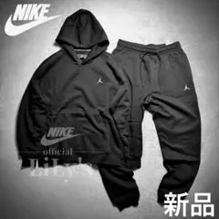 【Ｌサイズ】ナイキ上下セットアップ　黒　ブラック　ジョーダン　定価18,700円