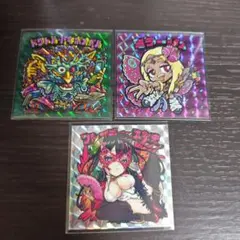 関西シルクリエイト　ガラケー密通セット　フレイディース女子などシール3枚